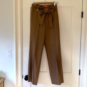Ted Baker Camel High Waisted wide leg trousers